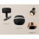 A set of rotary lamp with additional backlight Ambrella Light, Techno, XM1102005, GU5.3, Black Cherit