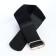 Women's belt, width 7 cm, black color