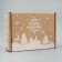 Box the national team "Snow City", Bury, 27 x 21 x 9 cm, New Year