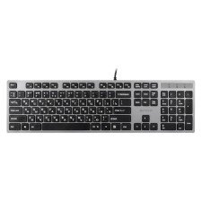 Keyboard A4Tech KV-300H Gray/Black USB Slim