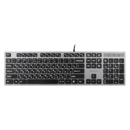 Keyboard A4Tech KV-300H Gray/Black USB Slim