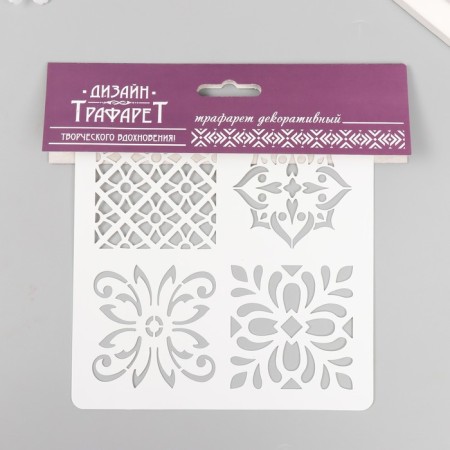 Tile stencil 15x15 cm-2