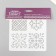 Tile stencil 15x15 cm