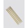 Knitting knitting needles 15cm D4mm (5pcs) PVC package aluminum gold a