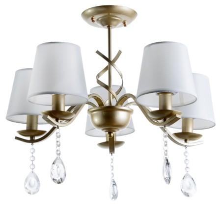 Sapphirah chandelier 5he14 40t champagne gold 58x58x40 cm
