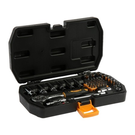 DKO DKMT49 tool set, rattles with end heads and bats, 49 items