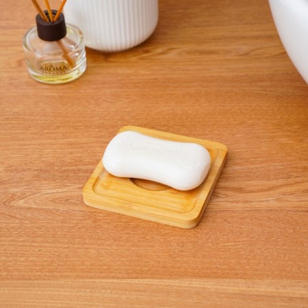 Bamboo soap dish, 0.9 × 9.5 × 9.5 cm-3