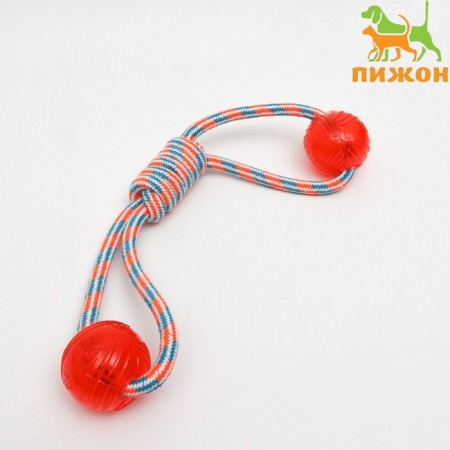 Cable toy with chewing elements "2 infinity", 42 cm, up to 155 g, mix