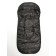 Winter fur “Cosmos” envelope, size 105 cm, black color
