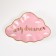 Souvenir Ceramics stand for the Rose Cloud rings 1.6x8x12 cm