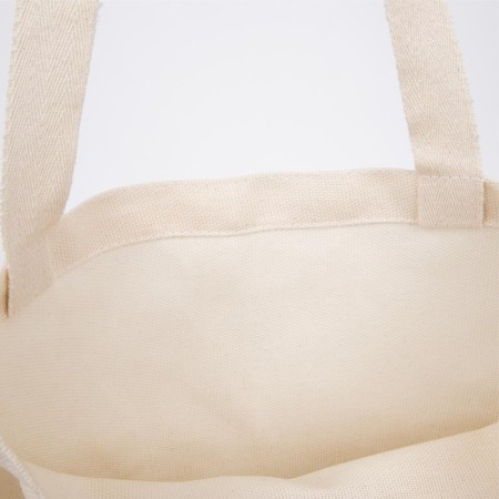 Positive-shop bag without lightning, without lining, beige color-3