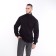 Male turtleneck, black color, size 46 (m)