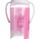 A bottle for feeding Gift "Strawberry milk", classic throat, 250 ml., 0 months, with a nipple, with handles