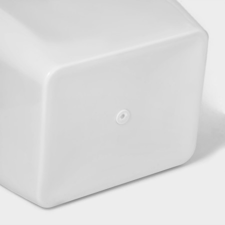Garbage bucket of sensory shares, 12 l, white color-7