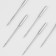 Needles for household sewing machines, No. 80/12, 10 pcs
