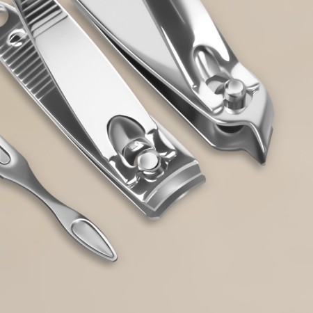 Manicure set, 6 items, in a case, multi -colored-3