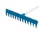 Robes straight, 13 teeth, plastic, reinforced, metal stalk