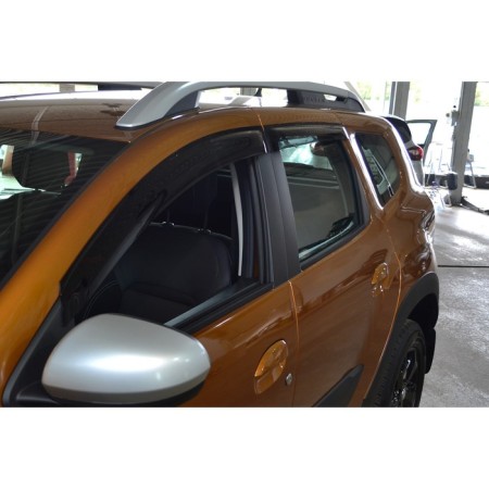 Window deflectors Renault Duster, 2017-/ Dacia Duster, 2017-, Dark-1
