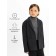 Jacket for a boy, height 134 cm, black color