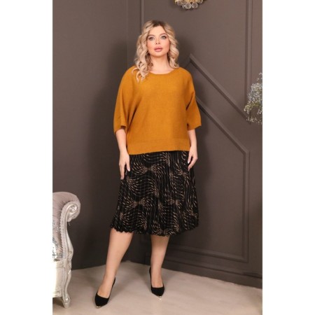 Female jumper, size 56, mustard color-8