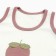 Set (T -shirt/shorts) children, strawberry color/powder, height 86 cm