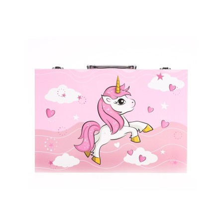 Set for drawing unicorn pink-11