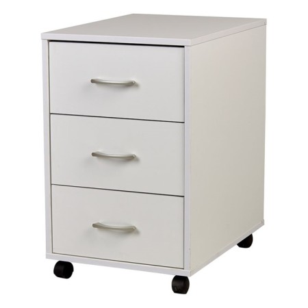Tumbling with boxes on wheels Polini Kids Mirum, white color, 40x55 cm-4