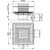 Alcaplast APV3344, 105 × 105/50/75 mm, lateral drain, dry water and wet and wet