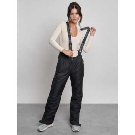 Semi -combinezone ski insulated female winter, size 42, black color-15