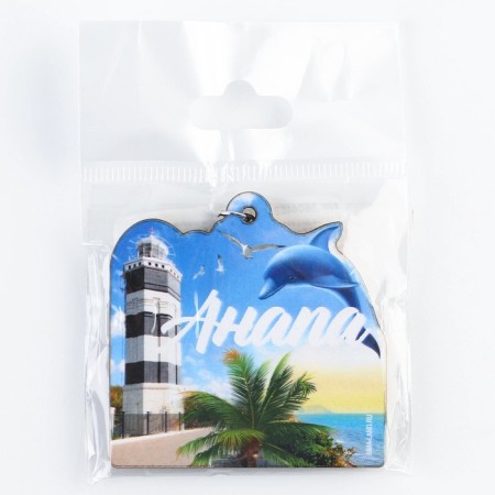 Wooden keychain "Anapa", 5 x 5 cm-4