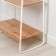 Scandinavia 24 rack, 65 × 38.5 × 147 cm, white color