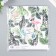Scrapbooking paper bilateral "parrots, flamingos and zebra" density 180 g 15.5x17 cm