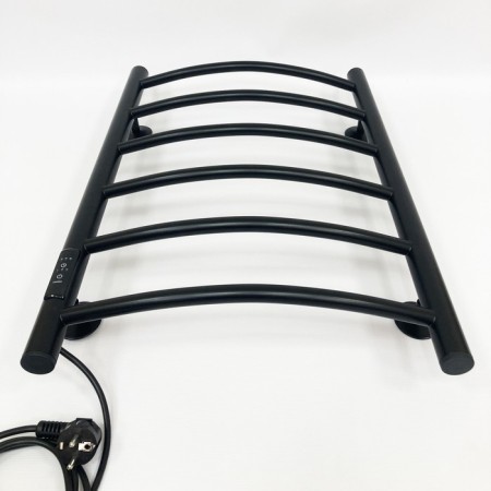 Electric towel "Sanprise" Classic P6, 400x600 mm, left, black-5
