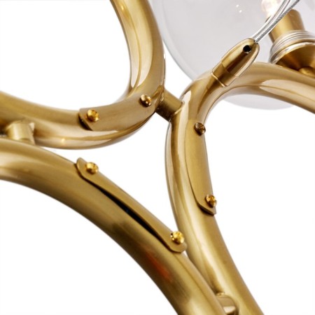 Albus chandelier, 7x40W G9, bronze color-2