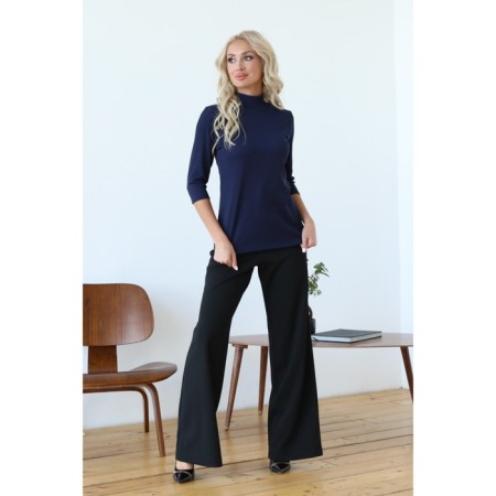 Women's turtleneck, size 42, blue color-2