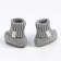 Nosk-pins knitted crumb I, p. 12, gray