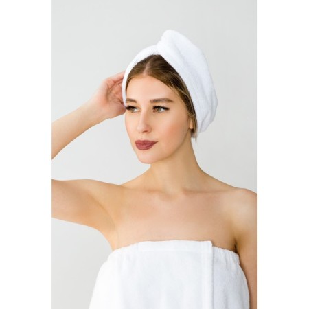 Set for the Ethel sauna Pareo (68x150 cm) and Chalma, white color-1