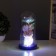 Nightlight "Bear with Flower" LED white 3HAAA 10.5x10.5x22cm