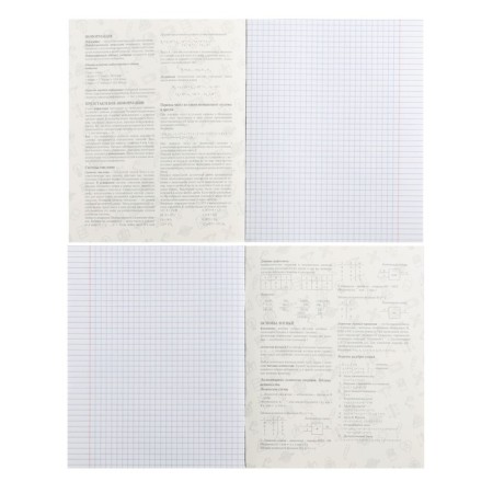 Subject subject calligrata top "Animals", 48 sheets in a cage computer science, with reference material, cover shaking cardboard, Uf-lak, OFSET block-1