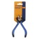 Long -bearing Mini curved tundra, nickelled, two -component handles, 125 mm