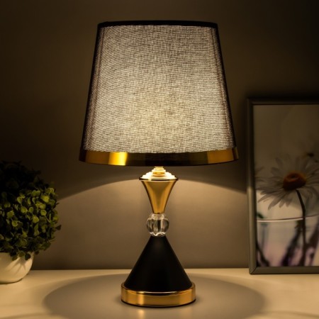 Celeste table lamp E27 40W black and gold 25x25x42.5 cm Risalux-2