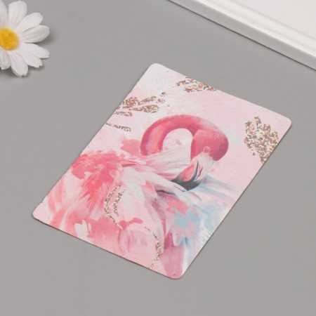 Growing postcard "flamingo" 10*15 cm-1