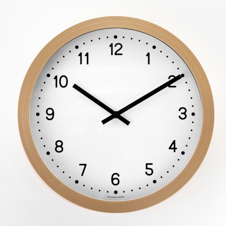 Watch walls, series: classic, discrete move, d-28 cm, gold