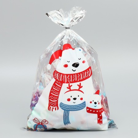 Plastic package "heat and comfort", 20 x 30 cm, new year-1