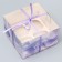 Capcake box, confectionery packaging, 4 cells "silk", 16 x 16 x 10 cm
