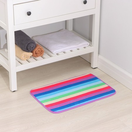 Bath and toilet mat “Rainbow wave”, 40 × 59 cm-1