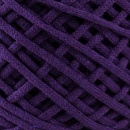 Cotton cord 3 mm 220m/240 ± 5 g gradient "Summer" (eggplant/white)-2