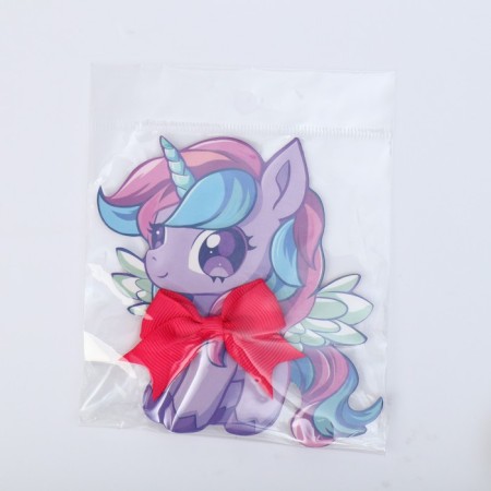 Hair elastic band with a nasopian bow Diam. 4 cm-5