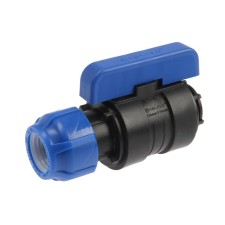 Кран шаровой ПНД Valfex, d=32 мм х 3/4", цанга/внутренняя резьба, разборный
