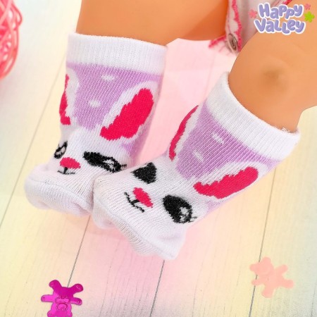 Clothes for puppet "Bunny", bandage and socks-4